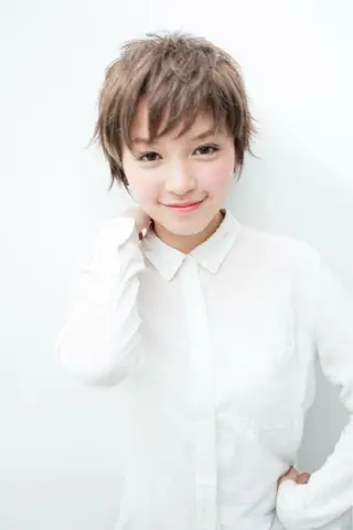 ショート ミディアム カラー パーマ 内藤 達也のヘアスタイル