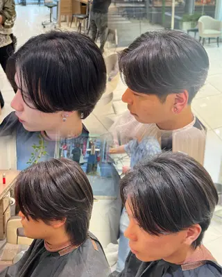 パーマ メンズ SENA 再現性 パーマと縮毛矯正のヘアスタイル