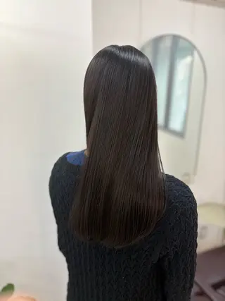 ロング カラー ヘアアレンジ 二ヶ月綺麗なデザイン カット/星野六三四のヘアスタイル
