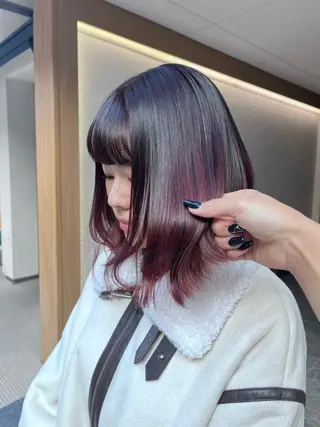 カラー 小林実愛/ ハイトーン/心斎橋/のヘアスタイル