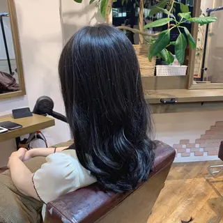 ロング カラー ✨️美髪矯正×似合わ せ艶カラー✨藤田透のヘアスタイル