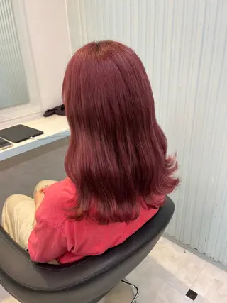 ミディアム カラー ブリーチカラー 🩵MIZUKIのヘアスタイル