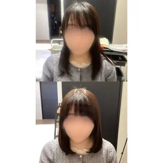 ミディアム カラー 佐藤里菜🎀 /モデル募集してますのヘアスタイル