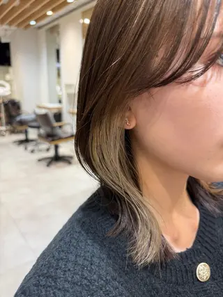 カラー 艶カラー/美髪/ 【lyann】ゆきののヘアスタイル