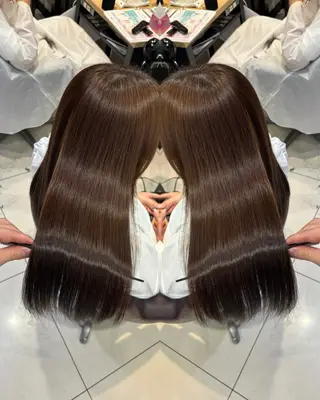 ロング カラー 🩵レイヤー✖︎ 髪質改善🩵リョウヤのヘアスタイル