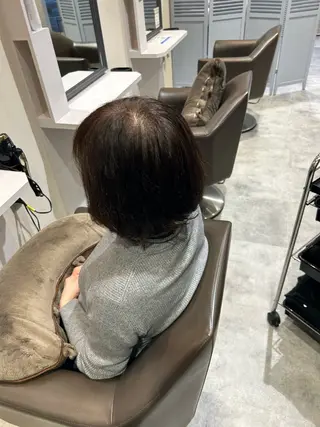ミディアム カラー SUGAR/ソウ みたけのヘアスタイル