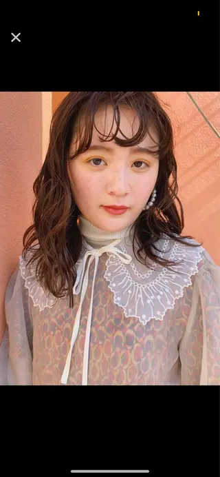 セミロング カラー RISAKO レイヤーカット🎀のヘアスタイル