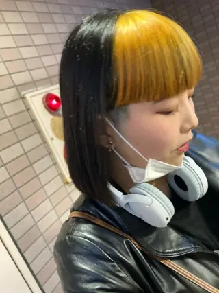 ショート カラー 新宿 似合わせカラー HINAのヘアスタイル