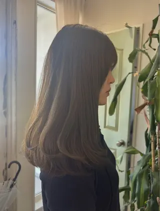 セミロング レイヤー×髪質改善 hinanoのヘアスタイル