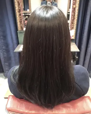 ロング カラー 縮毛矯正×髪質改善 店長　DAITOのヘアスタイル