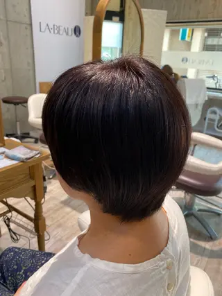 ショート カラー LA•BEAU赤羽店 のんのヘアスタイル