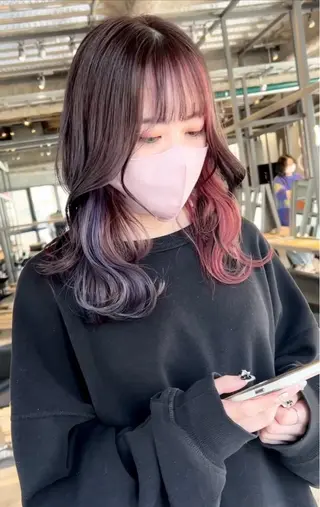 ミディアム 佐藤 崇文のヘアスタイル