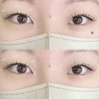 マツエク・マツパ 🩶mila新宿 /nanakoのマツエク・マツパデザイン