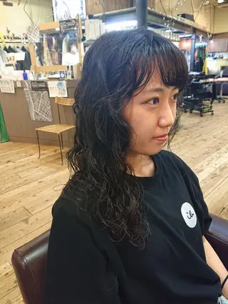 セミロング 「sumi」 AMIのヘアスタイル