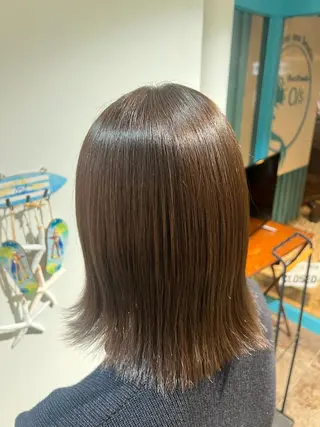 ミディアム 髪質改善カラー 🏖️クウト🏖️のヘアスタイル