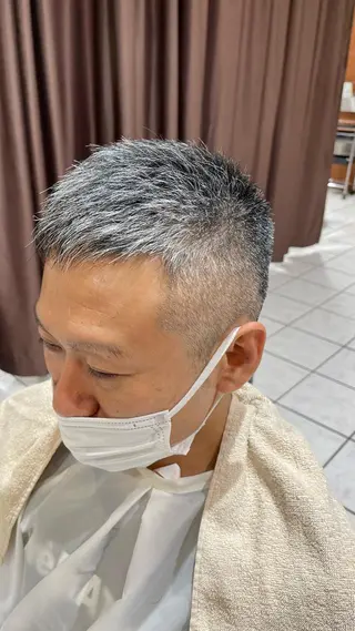 ショート メンズ テラモト カズヨシのヘアスタイル