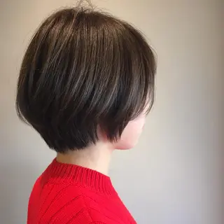 ショート カラー 💘透明感カラー💘 沖本 将宏のヘアスタイル