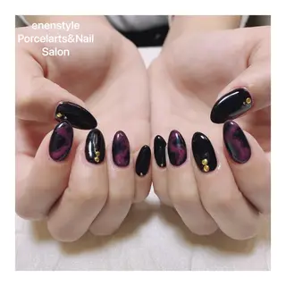 ミディアム ネイル 👑enen style👑のネイルデザイン