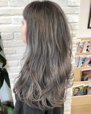 ロング カラー ヘアアレンジ 遠藤 拓馬のヘアスタイル