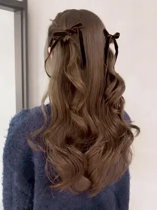 セミロング カラー ITbyALBUM 松戸のヘアスタイル