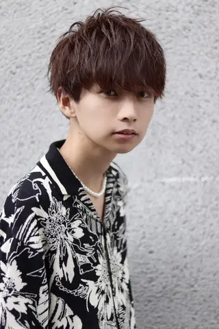 カラー *メンズ専門アカデミ ー🔥BLUCK🏁のヘアスタイル