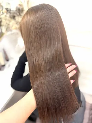 ロング カラー 🩶鈴木茉奈🩶艶髪 /透明感/暖色カラーのヘアスタイル
