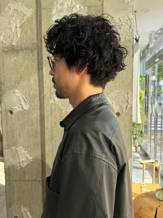 メンズ メンズパーマ/矢場町 /NODE 下村透依のヘアスタイル