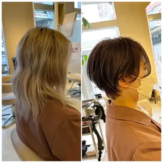 カラー 本田 卓也のヘアスタイル