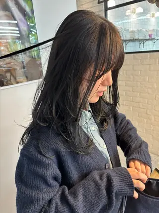 ロング カラー rikuto カット/パーマのヘアスタイル