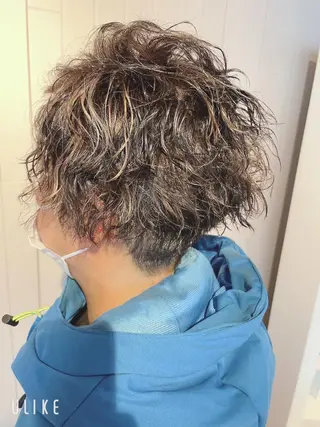 パーマ メンズ ❣️モードケイズ塚口 和田一将のヘアスタイル