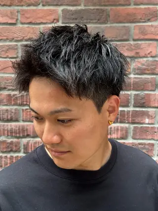ショート パーマ 吉田 一希のヘアスタイル