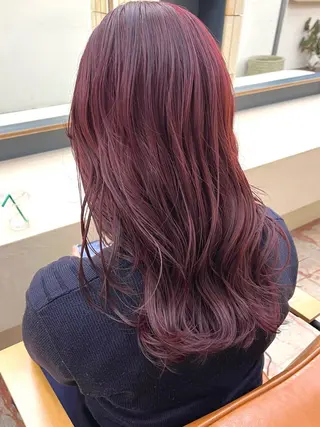 ロング カラー 矢場町/栄/上前津/ 佐藤祐希のヘアスタイル
