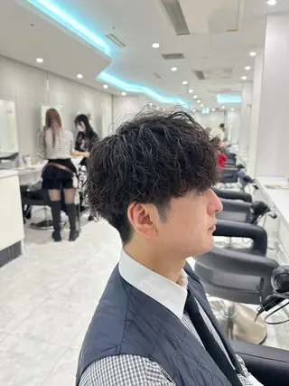 ショート パーマ メンズ 🐺韓国風メンズ特化 あさひ🐺のヘアスタイル