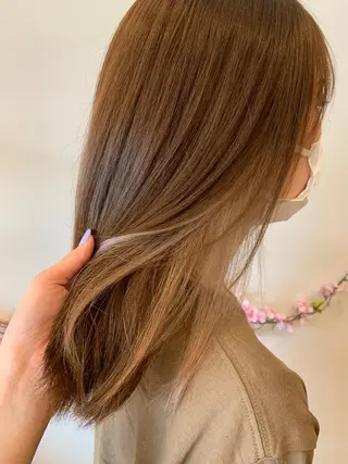 カラー 🟢似合わせカット/ ハセガワ🟢のヘアスタイル