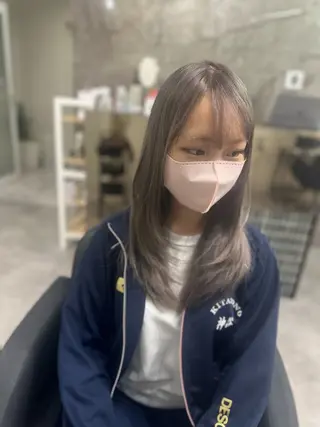 ロング 🫧とぅるん艶髪🫧 透明感カラー×猿渡のヘアスタイル