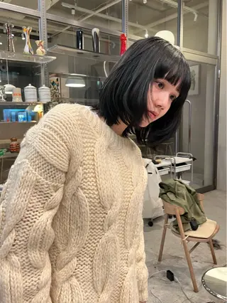 ミディアム 本常 七夕のヘアスタイル