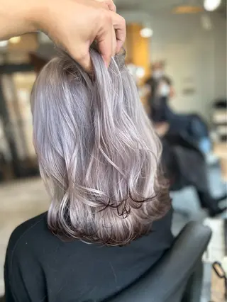 ミディアム カラー ✂️大門 巧✂️ LAFF心斎橋店のヘアスタイル