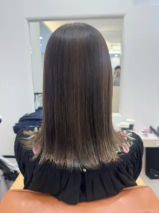 セミロング カラー 無料ボブカットモデル 様募集中/あいらのヘアスタイル