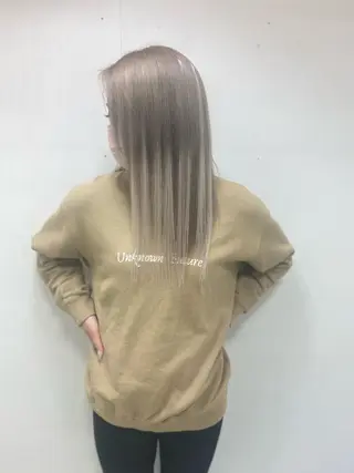 セミロング カラー ヘアアレンジ メンズ キッズ ネイル マツエク・マツパ アイブロウ 🧡可愛い色落ち🧡 ハイトーン特化🧡のヘアスタイル