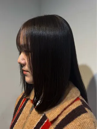 ミディアム 暖色カラー🌺／ 髪質改善🌿／ゆうかのヘアスタイル