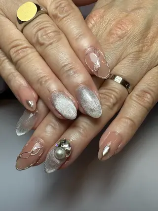 セミロング shandy nailのネイルデザイン