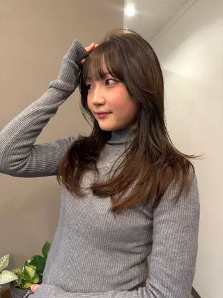 ロング カラー パーマ/透明感カラー 元町🌱takutoのヘアスタイル