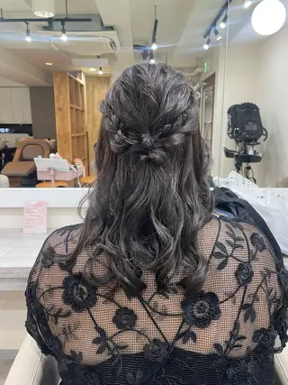 ミディアム 韓国風パーマ/ヘア セット/店長みづきのヘアスタイル