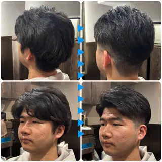 ショート メンズ LAVIE NEW STANDARD BARBER 両国店所属・池田 湧／IKEDA YUのヘアスタイル