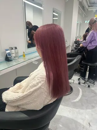 カラー ブリーチなし透明感 💗RYOTAのヘアスタイル