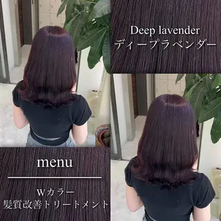 セミロング カラー ヘアアレンジ ブリーチなしの達人 🌈KAITOのヘアスタイル