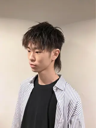 ショート カラー メンズ 前田 敬太のヘアスタイル