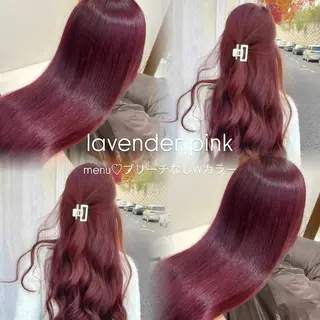 ロング カラー ブリーチなしWカラー 🎀韓国ヘア/amiのヘアスタイル