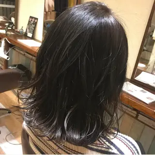 ミディアム カラー chakura めいのヘアスタイル