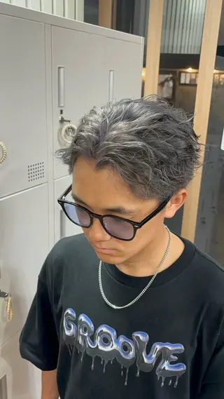 ショート メンズ 限界オタク美容師 💜Natsuki☁のヘアスタイル